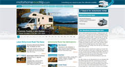 Desktop Screenshot of motorhomeroadtrip.com